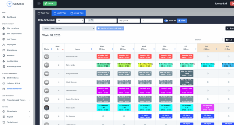 Go2Clock Cloud Hosted Time & Attendance System - Idency
