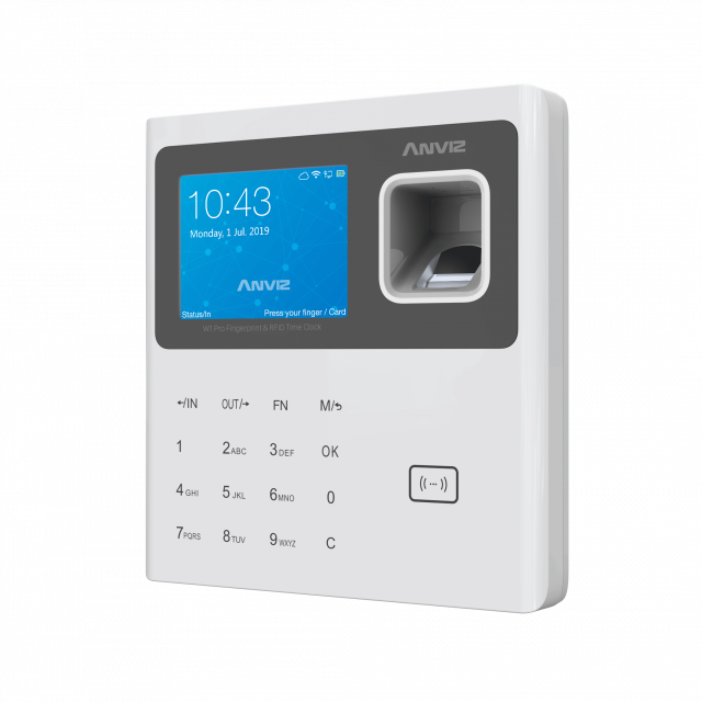 Anviz W1 Pro Fingerprint and RFID Time and Attendance Terminal - Image 2
