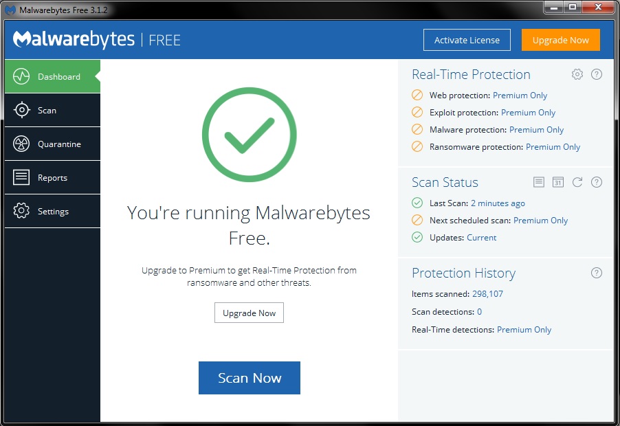 how to recover license key for malwarebytes