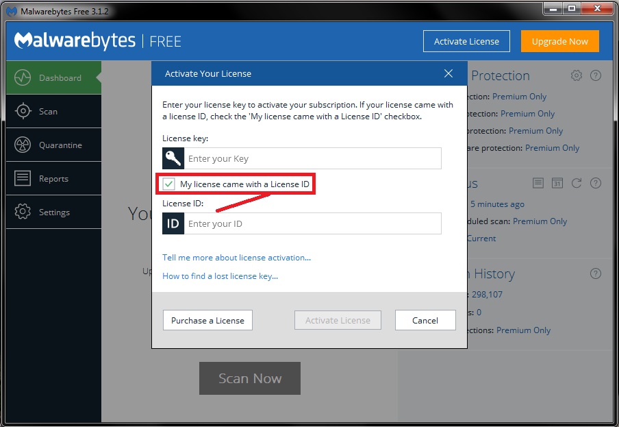 malwarebytes license key free