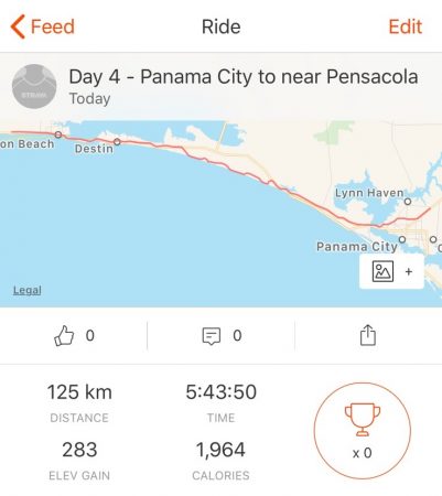 Day 4 Strava summary