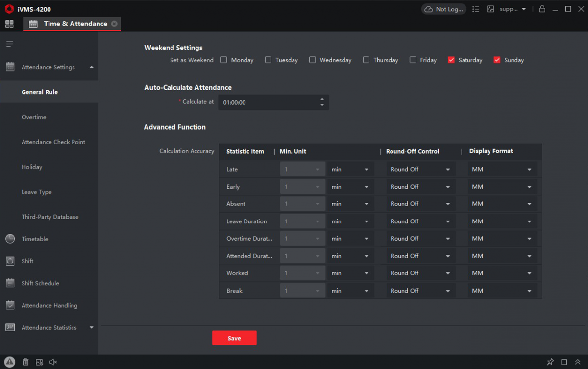 Safire-Software-Centre-Login Safire Control Centre Software Time & Attendance