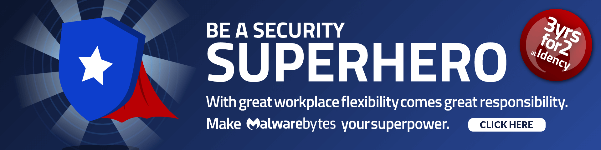 Malwarebytes Buy 2 Years Get 3rd Free Banner - click here