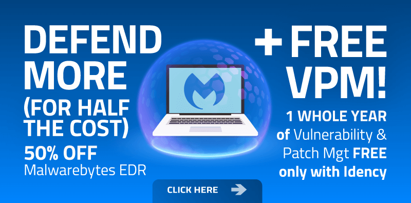 15% off malwarebytes FREE patch management promo image