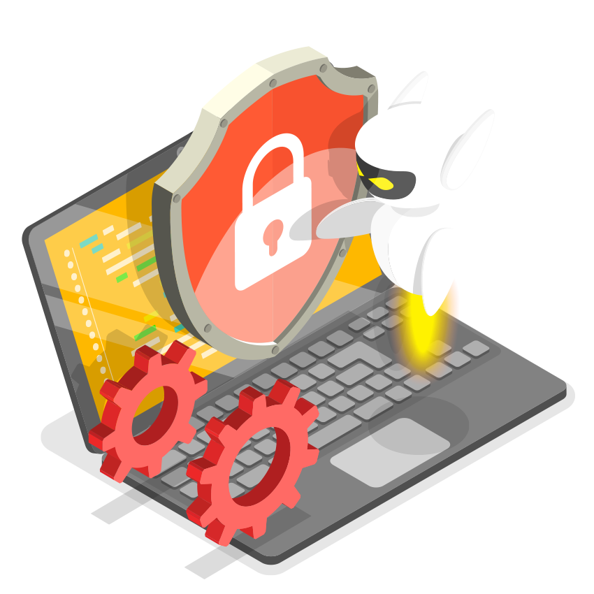 Ransomware Isometric image 2